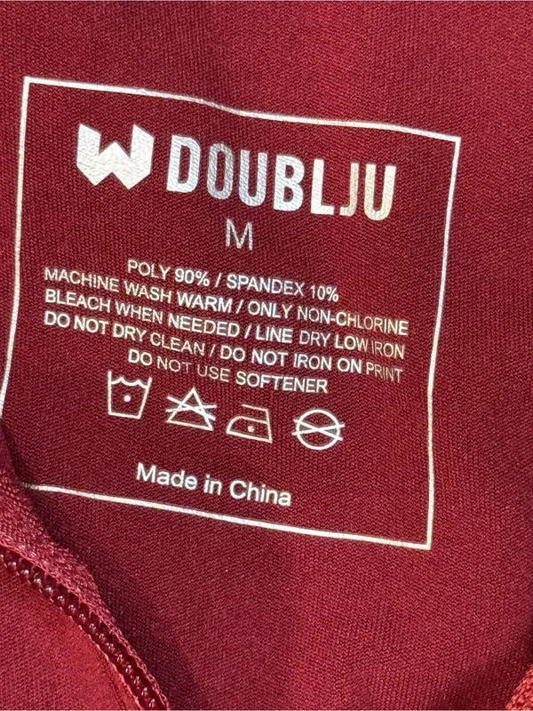 Doublju Burgundy Zip-Up Active Jacket with Slim Fit - Image 5