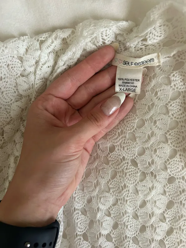 Self Esteem White sweater - Image 2