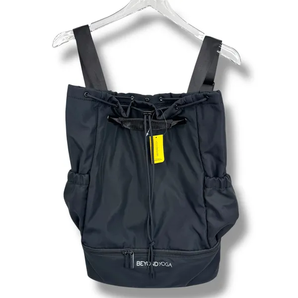 Beyond Yoga convertible backpack gym bag tote black NEW - Image 2