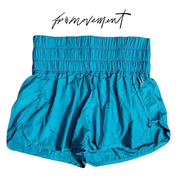FP Movement The Way Home Shorts Teal - Image 2