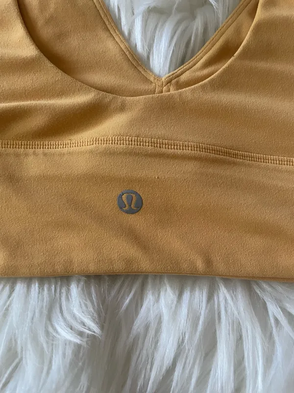 Lululemon Align V-Neck Bra *Light Support, C/D Cup Mango Dream - Image 5