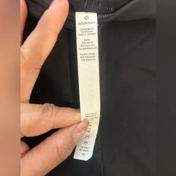 lululemon athletica Black cropped Pants - Image 6
