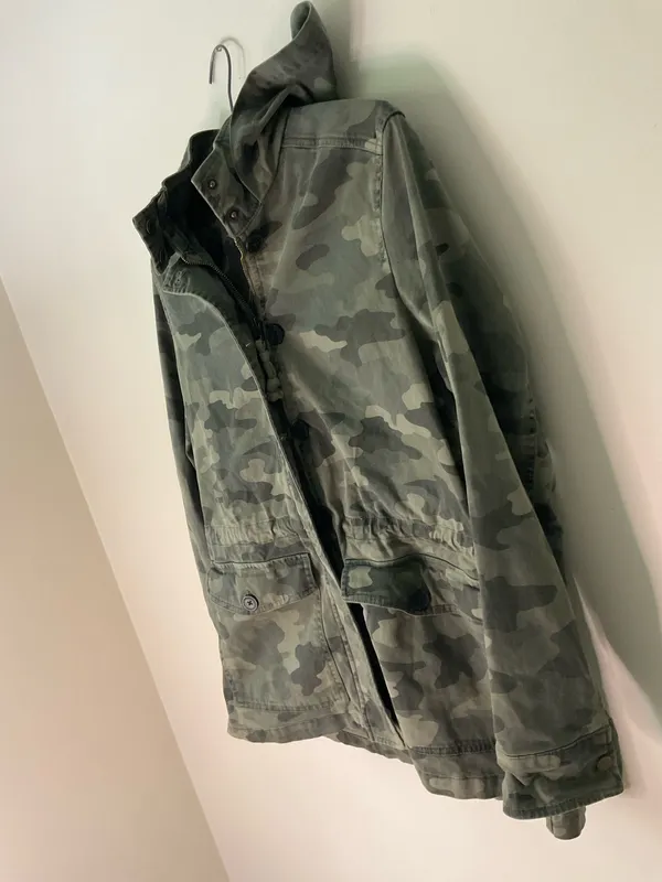 Lucky Brand Camo Coat Green Parka Anorak Jacket Women’s - Image 7