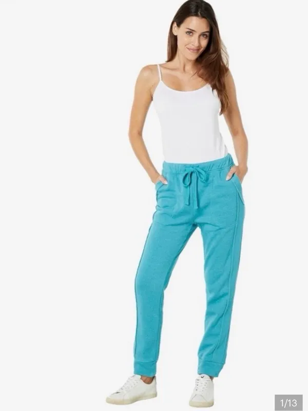FP Movement by Free People Turquoise Drawstring Joggers - Image 2