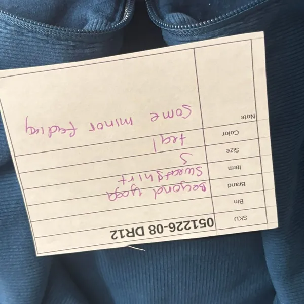 Beyond Yoga Pullover Qzip‎ Teal Small - Image 10