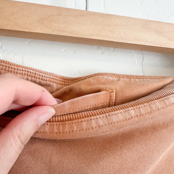 Free People Movement |‎ Hot Shot Ribbed Lounge Leggings in Toasted Coconut | Med - Image 4