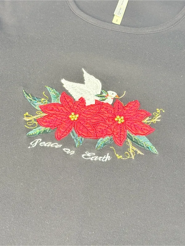 White Stag black Crewneck Long Sleeve Tee - Image 3