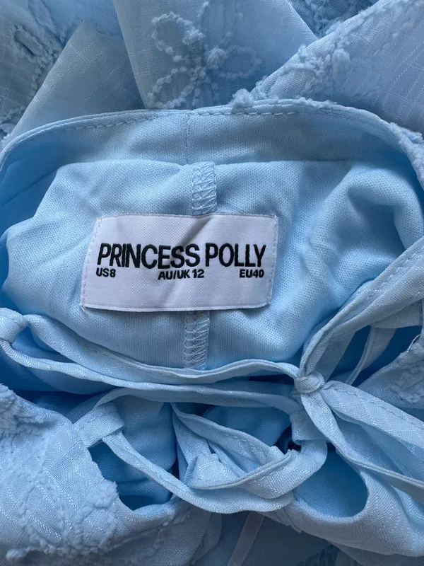 Princess Polly Blue Mini Dress - Image 3