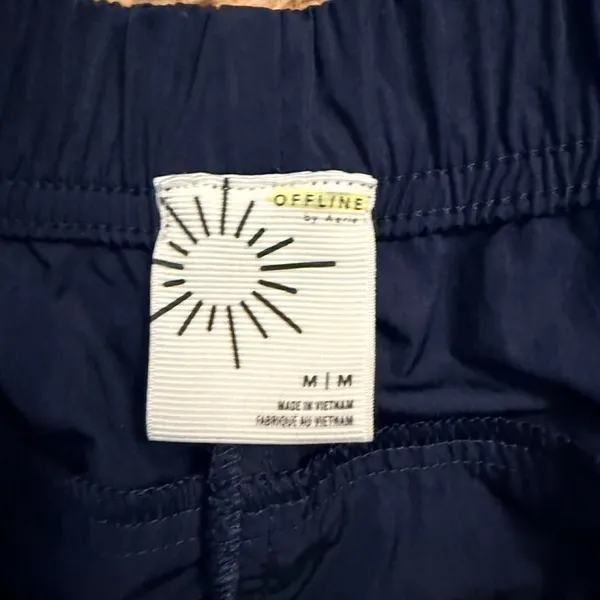 Offline by Aerie Navy Blue Pocket Athletic Shorts - Image 4
