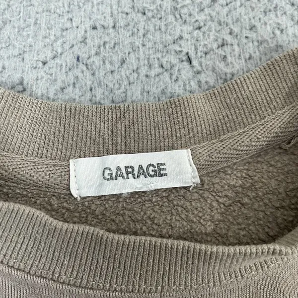 Garage Philadelphia College Sweatshirt Women M Tan Pullover Lounge Crewneck - Image 3