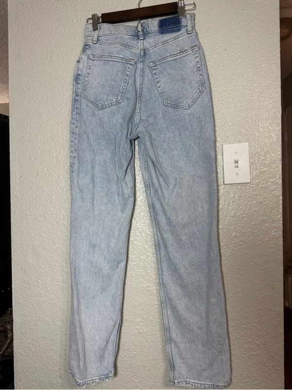 Abercrombie & Fitch The '90s Straight Ultra High Rise Curve Love Jeans size 26 - Image 2