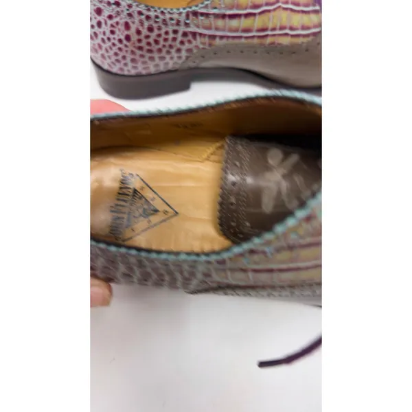John Fluevog city Angels Damascus classic brogued Oxford sz 10.5 - Image 6