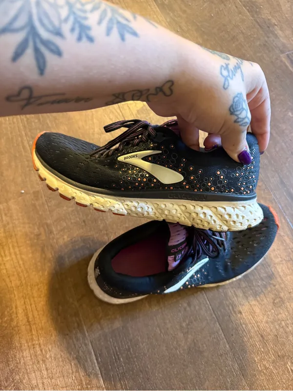 Brooks Glycerin 17 Running Shoes Black Purple Women’s Size 7.5 - Image 12