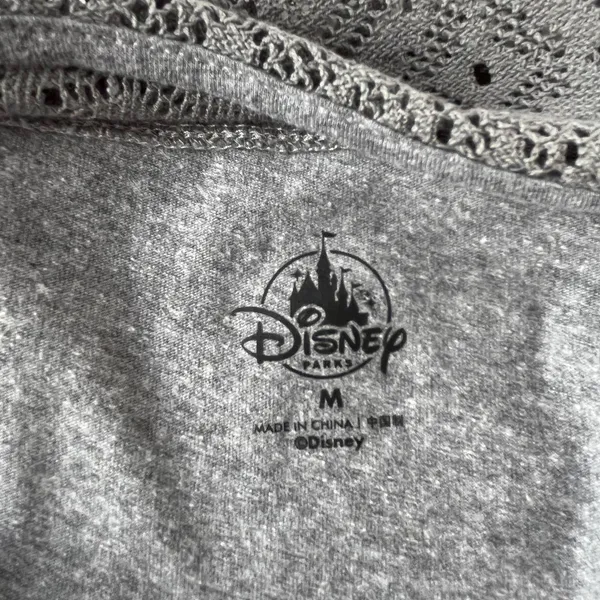 Disney Parks Winnie the Pooh Graphic Women Tee Top Sz M Lace Back Whimsical Cozy - Image 10