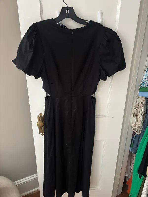 Scoop Maxi Dress Black Cutout - Image 3