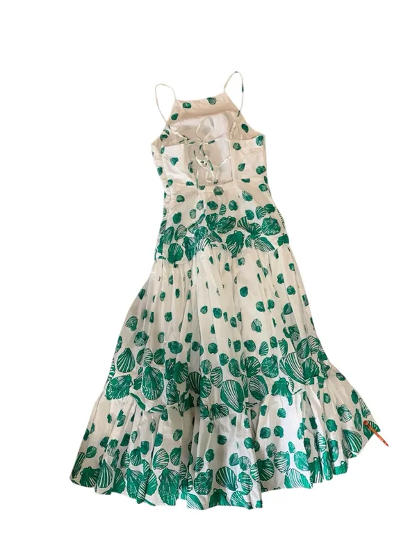Anthropologie x Maeve Seashell Drop Waist Tiered Dress size XXS - Image 6