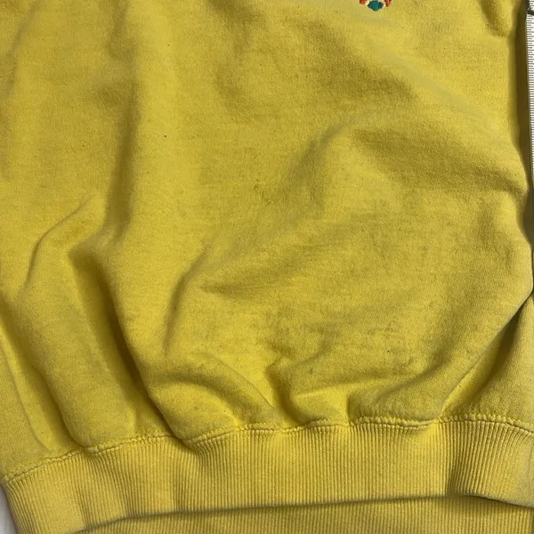 90s Vintage Embroidered Shop still You Drop Sweatshirt Yellow Large - Image 5