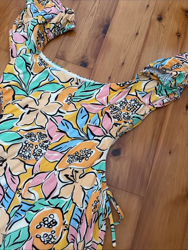 ASTR the Label mini talula tropical papaya dress medium - Image 10