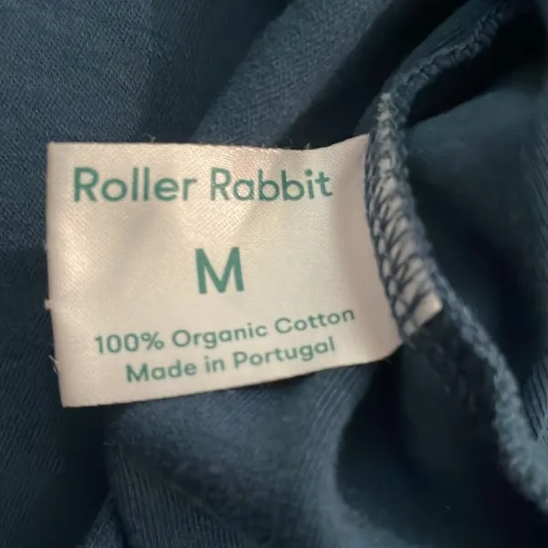 Faherty x Roller Rabbit Button Down Polo PJ Top Mini Wave Limited Edition Medium - Image 6