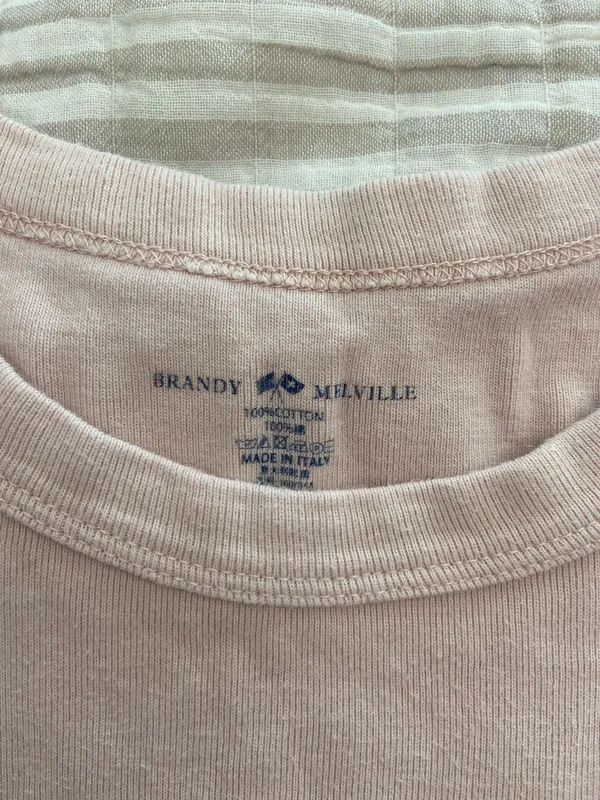 brandy baby tee light pink - Image 2