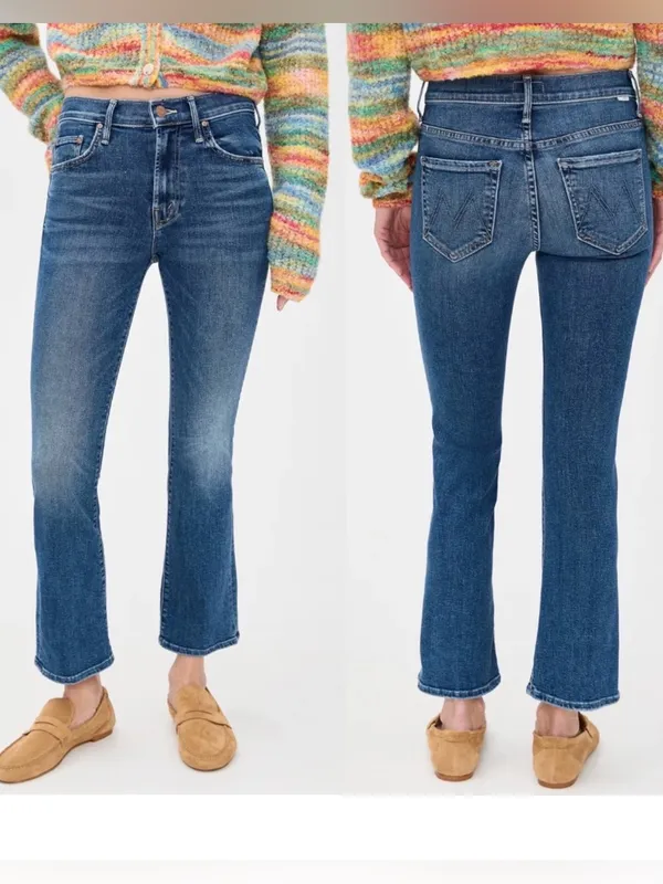 MOTHER Lil Insider Flood Jean Over the Top Size 23 NWT - Image 2
