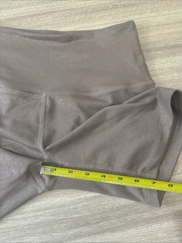 Beyond Yoga High Waist Metallic Twinkle Biker Shorts Women Size Small - Image 5