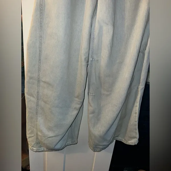 New Free People We The Free Westward Demi Barrel Jeans In Fade Into You - Image 5