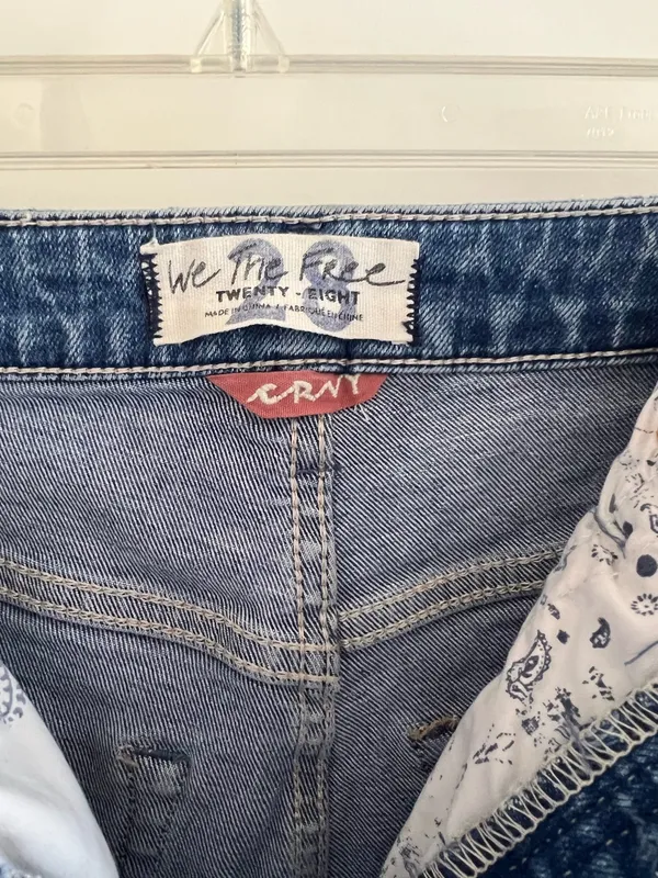 Free People Jean Shorts - Image 3