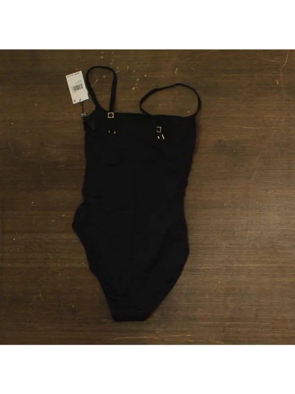 La Blanca Standard Island Goddess Lingerie One Piece Swimsuit Black Noire 4 - Image 2