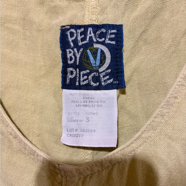 Peace by peice 100 percent linen romper - Image 2