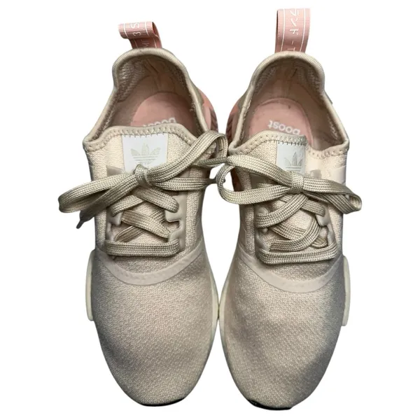 Adidas Women’s Size 7.5 Beige Pink R1 W BOOST Running Athletic Shoes Sneakers - Image 3