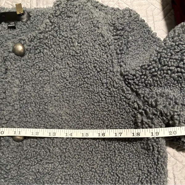 Greylin grey teddy bear coat xs - Image 7