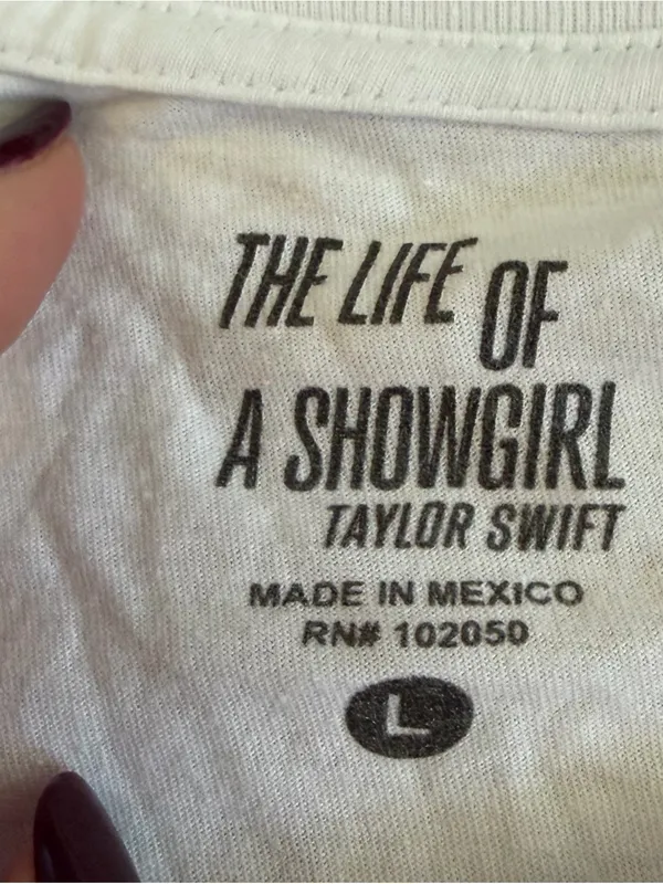 Taylor Swift The Life Of A Showgirl Shiny Bug Tee Shirt - Image 3