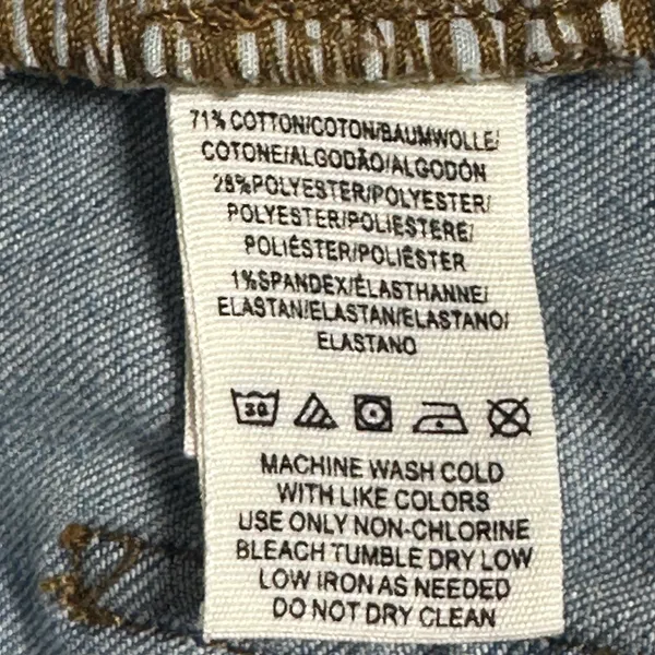 Free People W28 Distressed Blue Jeans Raw Hem Boho Y2K - Image 6