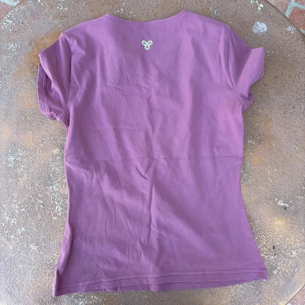 Aritzia Golden collection pink slim fit mauve athletic workout top sz S #sporty #girly - Image 4