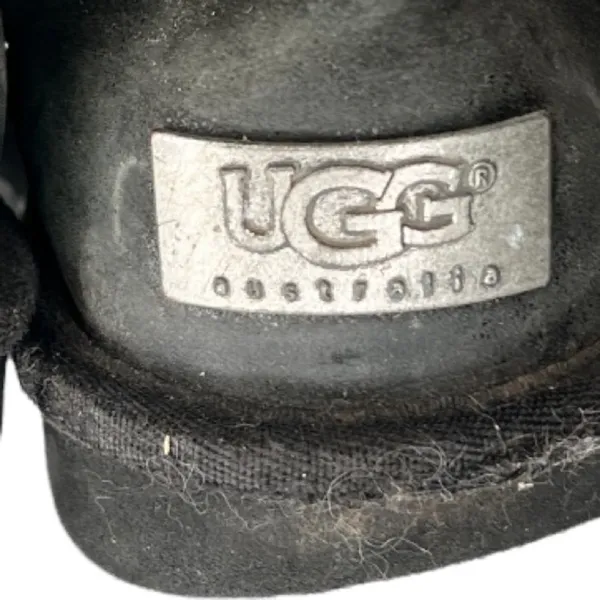 UGG‎ Women's Becket Black Leather Boots 1005380 Moto - Image 4