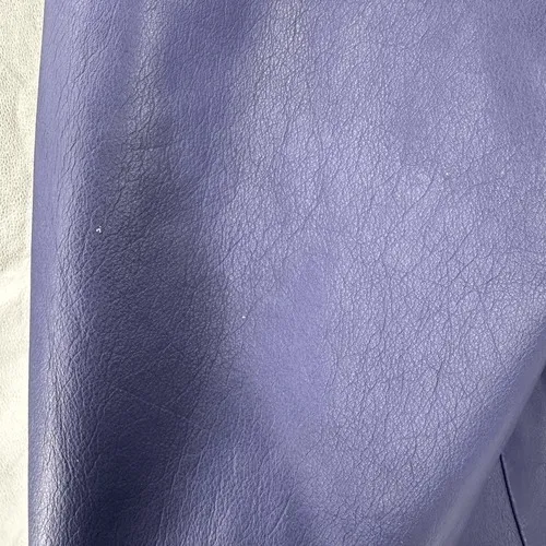Wilsons Leather Trench Coat Womens M Blue Thinsulate Zip Lining Vintage 90s - Image 13