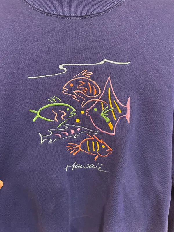 hawaii crewneck sweatshirt Blue Size M - Image 2