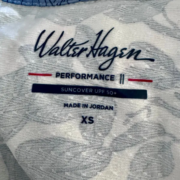 Walter Hagen Performance 11 UPF Suncover Top 1/4 Zip Golf Floral XS NEW no tags - Image 8