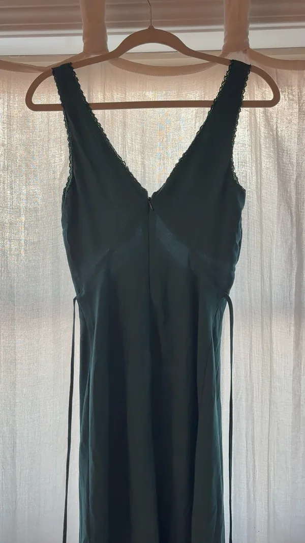 Wild Fable Dress with mesh detail. Such a beautiful color! - Image 5