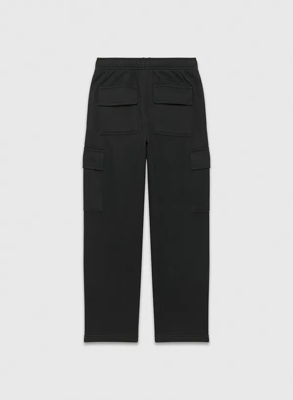 Black Aritzia Cozy Fleece Mega Cargo Sweatpants - Image 2