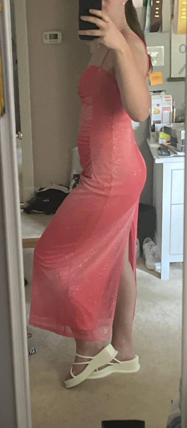 Taboo Pink Prom Dress - Image 2