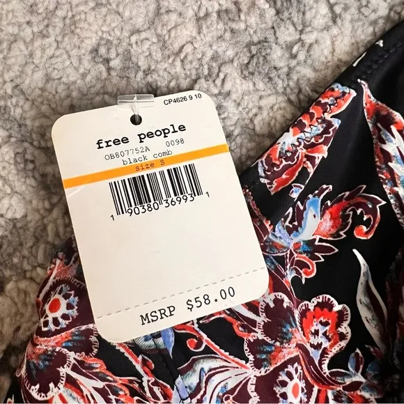 Free People INTIMATELY FP Printer Bralette Underwire Size S NWT‎ - Image 3