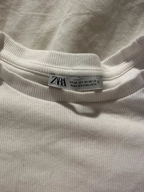 ZARA Ruffle Sleeve Top - Image 2
