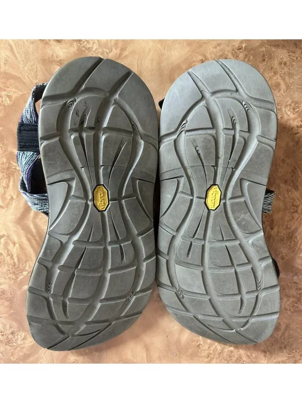 Chaco Z/1 Classic Sport Sandals Purple Gray Jacquard Webbing Vibram Women's 8 - Image 6