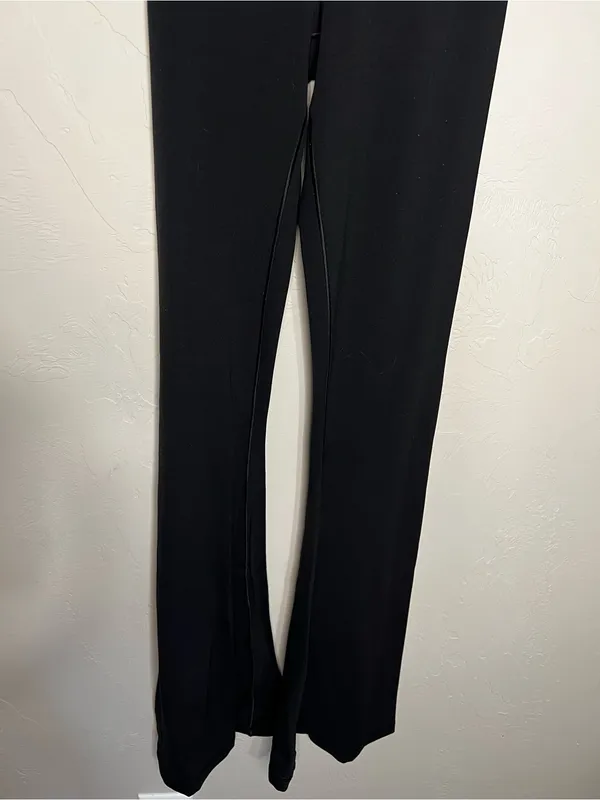 Offline by Aerie Real Me Crossover Flare‎ Black Yoga Leggings - Image 4