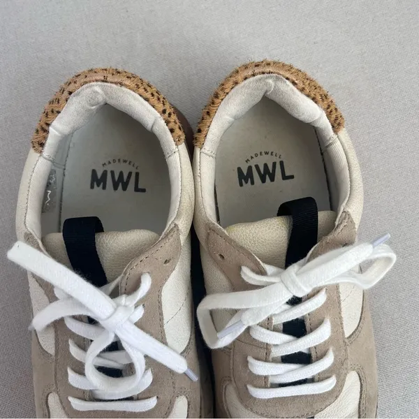 Women’s Madewell Tennis Shoes Size 8 Cheetah Print - Image 10