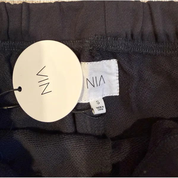NIA Charcoal Grey Lounge Shorts - Image 2