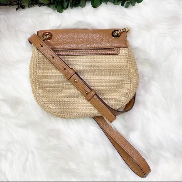 Michael Kors Tan Brown Cecelia Small Leather Crossbody - Image 3
