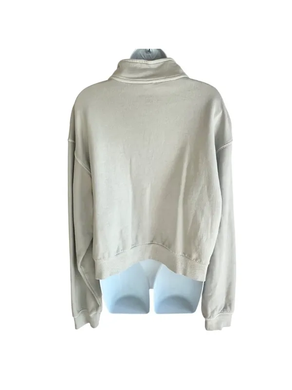 Wild Fable 1X Beige Half-Zip Sweatshirt 87t - Image 2
